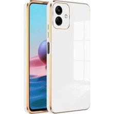 Case World Samsung Galaxy A04 Kapak Kamera Korumalı Lazer Kesim Lüx Silikon Kılıf -Beyaz