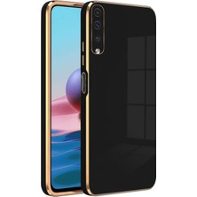 Case World Samsung Galaxy A50 Kapak Kamera Korumalı Lazer Kesim Lüx Silikon Kılıf - Siyah