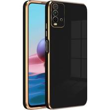 Case World Xiaomi Redmi 9t Kapak Kamera Korumalı Lazer Kesim Lüx Silikon Kılıf - Siyah