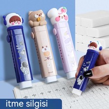 Just For U Karikatür Yaratıcı Itme-Çekme Silgi Iz Bırakmadan Temiz Geri Çekilebilir Silgi Ilkokul Öğrenci Silgi Kırtasiye (Yurt Dışından)