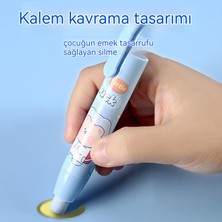Just For U Yaratıcı Itme Tipi Çocuk Silgi Karikatür Basın Silgi Geri Çekilebilir Silgi Sevimli Iz Bırakmadan Temiz Silin (Yurt Dışından)