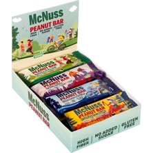 Mcnuss Fıstık Bar Şeker Ilavesiz Vegan Meyve Barı Deneme Paketi 40 gr x 12 Paket