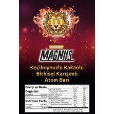 Mcnuss Keçiboynuzlu  Kakaolu Bitkisel Karışımlı Atom Barı 40 gr x 12 Paket