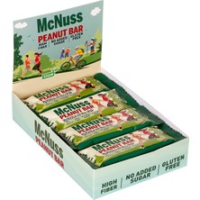 Mcnuss Yer Fıstıklı Deniz Tuzlu Vegan Meyve Barı  40 gr x 12 Paket