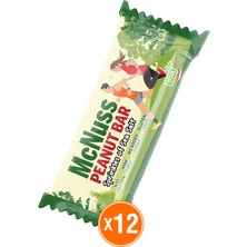 Mcnuss Yer Fıstıklı Deniz Tuzlu Vegan Meyve Barı  40 gr x 12 Paket