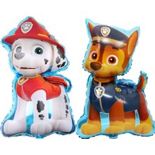 Parti Station Paw Patrol 3 Yaş Balon Set Paw Petrol Marshall Chase Skye Rubble Doğum Günü Parti Folyo Balon Seti