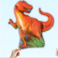 Parti Station Dinozor Trex Balon Set Dinozor Konsept Helyum Balon Set Dinozor Doğum Günü Set