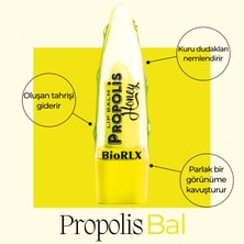 Biorlx Dudak Balmı Propolis  güçlendirici Renksiz Nemlendirici Vegan Cilt Bakım 3,5g