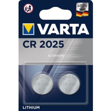 Varta CR2025 Lityum Pil (2li Paket )