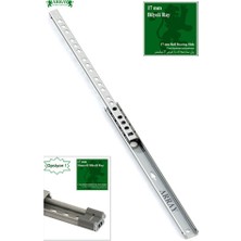 Array Teleskopik Ince Bilyalı Çekmece Rayı 17 mm 502 mm