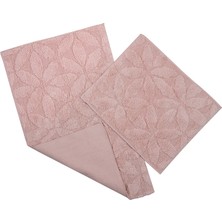 Fialka Banyo Paspas 2'li Çiçek Desenli Pudra