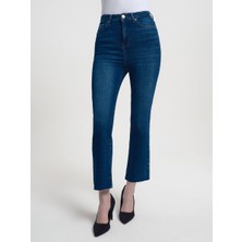 Loft Crop Flare Slim Fit Kadın Pantolon