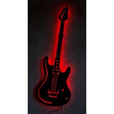 Onsan Gitar Silueti LED Işıklı