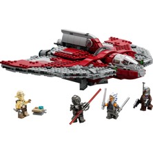 LEGO Star Wars™ Ahsoka Tano’nun T-6 Jedi Mekiği 75362 - 9 Yaş ve Üzeri Star Wars Hayranı Çocuklar için Yaratıcı Oyuncak Yapım Seti (601 Parça)