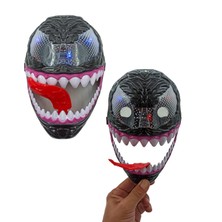 PopŞeker Oyuncak Venom Işıklı Maske Siyah Venom Maskesi