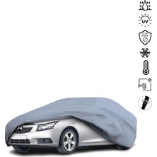 Teksin Chevrolet Cruze Sedan (2009-2016) Araba Brandası Miflonlu Su Geçirmez 4 Mevsim Araba Brandası