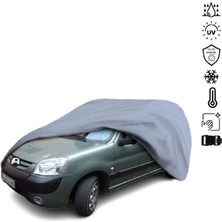 Teksin Peugeot Partner 1 (1996-2008) Araba Brandası Miflonlu Su Geçirmez 4 Mevsim Araba Brandası