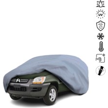 Teksin Kia Sportage 2 (2004-2010) Araba Brandası Miflonlu Su Geçirmez 4 Mevsim Araba Brandası