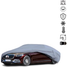 Teksin Mercedes Benz S Maybach Z223 Araba Brandası Miflonlu Su Geçirmez 4 Mevsim Araba Brandası