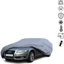 Teksin Audı A6 4f C6 Sedan (2004-2008) Araba Brandası Miflonlu Su Geçirmez 4 Mevsim Araba Brandası
