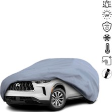 Teksin Infiniti QX60 1 L50 (2013-2021) Araba Brandası Miflonlu Su Geçirmez 4 Mevsim Araba Brandası