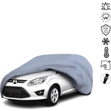 Teksin Ford C-Max (2003-2015) Araba Brandası Miflonlu Su Geçirmez 4 Mevsim Araba Brandası