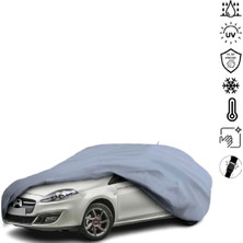 Teksin Fiat Bravo 2 (2007-2014) Araba Brandası Miflonlu Su Geçirmez 4 Mevsim Araba Brandası