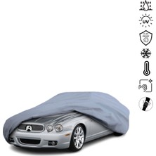 Teksin Jaguar Xj X358 (2007-2009) Araba Brandası Miflonlu Su Geçirmez 4 Mevsim Araba Brandası