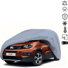 Teksin Peugeot Rifter 4x4 Concept (2018-) Araba Brandası Miflonlu Su Geçirmez 4 Mevsim Araba Brandası