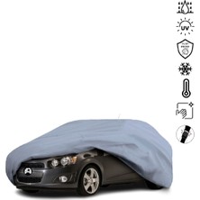 Teksin Chevrolet Aveo Hb (2003-2011) Araba Brandası Miflonlu Su Geçirmez 4 Mevsim Araba Brandası