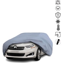 Teksin Citroen C4 L (2012-2016) Araba Brandası Miflonlu Su Geçirmez 4 Mevsim Araba Brandası