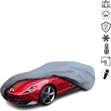 Teksin Ferrari Monza Araba Brandası Miflonlu Su Geçirmez 4 Mevsim Araba Brandası