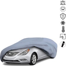 Teksin Hyundai Sonata 6 (2009-2012) Araba Brandası Miflonlu Su Geçirmez 4 Mevsim Araba Brandası
