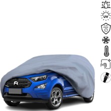 Teksin Ford Eco Sport Araba Brandası Miflonlu Su Geçirmez 4 Mevsim Araba Brandası