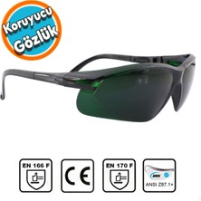 Nzb Iş Güvenlik Kaynak Gözlüğü Lazer Uv Kaynakçı Çapak Koruyucu Gözlük S900 Siyah