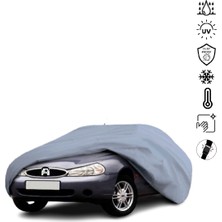 Teksin Ford Mondeo 1 Sedan Araba Brandası Miflonlu Su Geçirmez 4 Mevsim Araba Brandası
