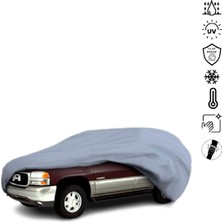 Teksin Gmc Yukon 2 (GMT800) Araba Brandası Miflonlu Su Geçirmez 4 Mevsim Araba Brandası