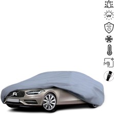 Teksin Volvo S90 Araba Brandası Miflonlu Su Geçirmez 4 Mevsim Araba Brandası