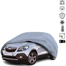 Teksin Opel Mokka (2012-2016) Araba Brandası Miflonlu Su Geçirmez 4 Mevsim Araba Brandası