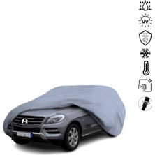 Teksin Mercedes Benz M W166 Araba Brandası Miflonlu Su Geçirmez 4 Mevsim Araba Brandası