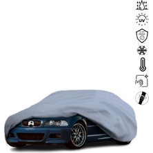 Teksin Bmw 3 Serisi E46 Sedan (1998-2005) Araba Brandası Miflonlu Su Geçirmez 4 Mevsim Araba Brandası