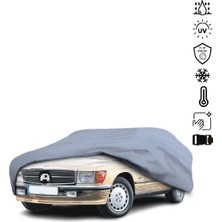 Teksin Mercedes Benz Slc C107 Araba Brandası Miflonlu Su Geçirmez 4 Mevsim Araba Brandası
