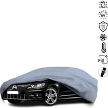 Teksin Volkswagen Passat cc (2008-2016) Araba Brandası Miflonlu Su Geçirmez 4 Mevsim Araba Brandası
