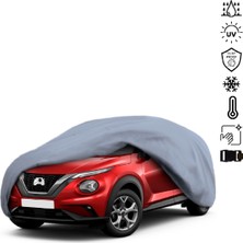 Teksin Nissan Juke 2 (2019-) Araba Brandası Miflonlu Su Geçirmez 4 Mevsim Araba Brandası