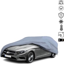 Teksin Mercedes Benz S A217 Araba Brandası Miflonlu Su Geçirmez 4 Mevsim Araba Brandası