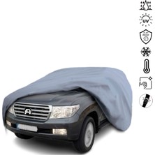 Teksin Toyota Land Cruiser J200 (2007-2012) Araba Brandası Miflonlu Su Geçirmez 4 Mevsim Araba Brandası