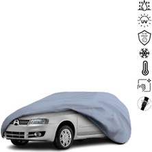 Teksin Fiat Stilo Araba Brandası Miflonlu Su Geçirmez 4 Mevsim Araba Brandası