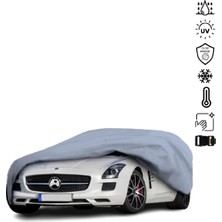 Teksin Mercedes Benz Sls Amg Coupe-Roadster R197-C197 Araba Brandası Miflonlu Su Geçirmez 4 Mevsim Araba Brandası