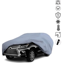 Teksin Lexus Lx 3 (2015-) Araba Brandası Miflonlu Su Geçirmez 4 Mevsim Araba Brandası
