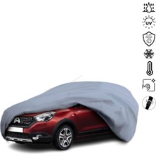 Teksin Dacia Lodgy (2012-) Araba Brandası Miflonlu Su Geçirmez 4 Mevsim Araba Brandası